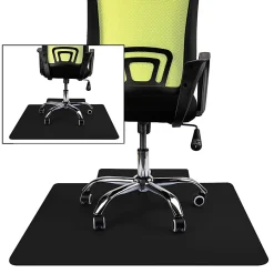 Mind Reader Office Chair Mat for Hardwood Floors PVC Under Desk Floor Protector, 0.125” H x 35-1/2