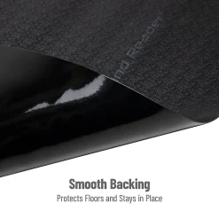 Mind Reader Office Chair Mat for Hardwood Floors PVC Under Desk Floor Protector, 0.125” H x 35-1/2