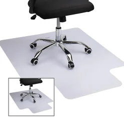 Mind Reader Office Chair Mat for Carpet PVC, 0.125” H x 35-1/2