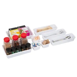 Mind Reader 8-Piece Interlocking Multi-Purpose Storage Organizer, 3-37/50