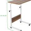 Mind Reader Standing Desk, Adjustable Height, Laptop Workstation, 33"H X 15-3/4"W X 21-3/4"L, MDF, Brown