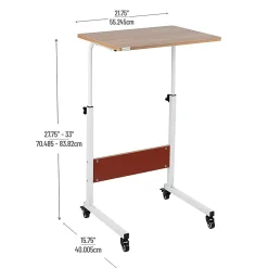 Mind Reader Standing Desk, Adjustable Height, Laptop Workstation, 33