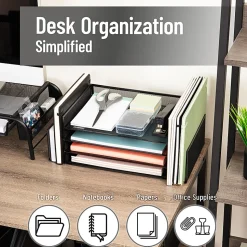 Mind Reader 4-Tier 6 Compartment Storage Desktop Organizer, 6