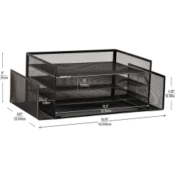 Mind Reader 4-Tier 6 Compartment Storage Desktop Organizer, 6