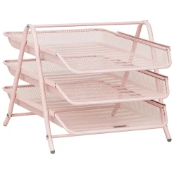 Mind Reader 3-Tier Paper Tray Desktop Organizer File Storage, 10