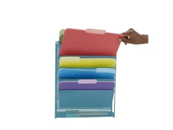 Mind Reader 5-Tier Vertical File Storage Basket, 16