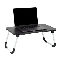Mind Reader Woodland Collection Portable Laptop Desk with Folding Legs, 10-1/2