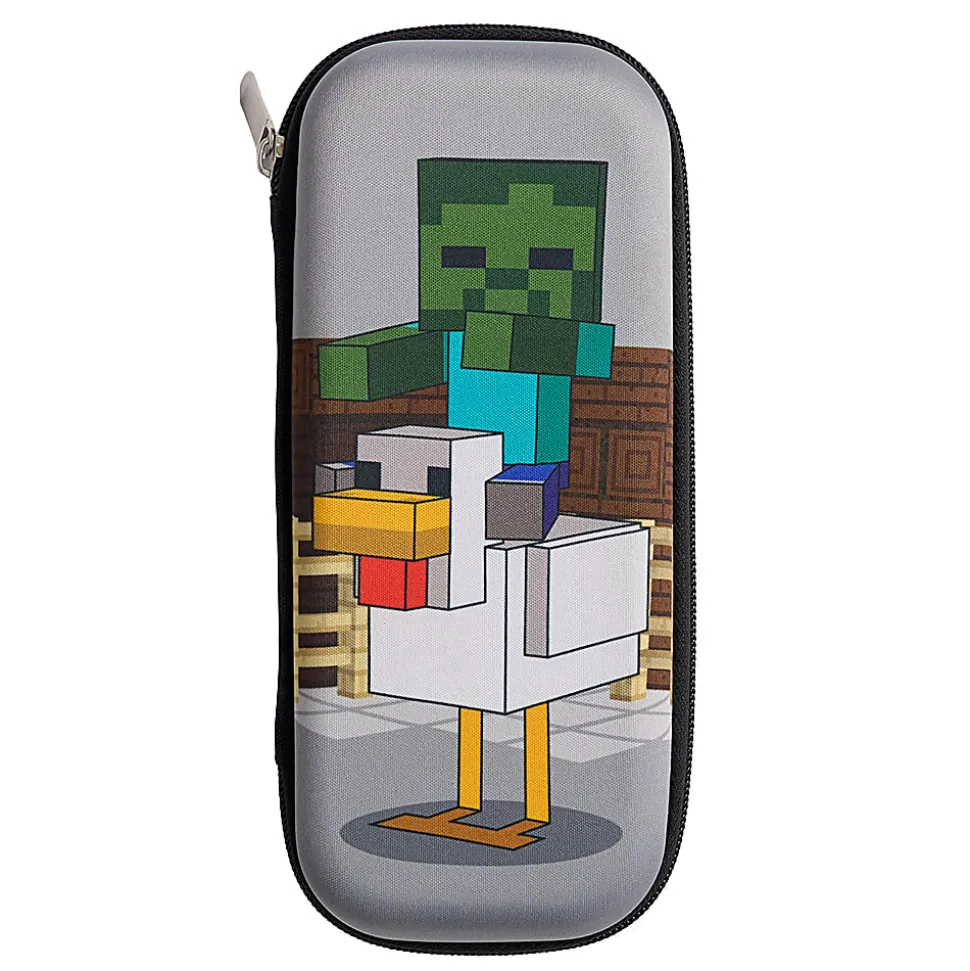 Minecraft Licensed EVA Pencil Case, 4"H x 9"W x 2"D, Quantity 1