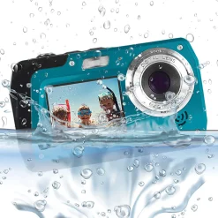 Minolta MN40WP 48.0-Megapixel Waterproof Digital Camera, Blue