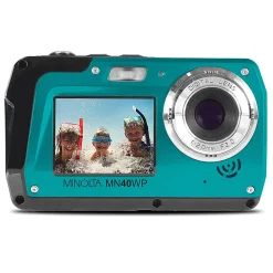 Minolta MN40WP 48.0-Megapixel Waterproof Digital Camera, Blue
