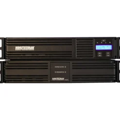 Minuteman EXR 2000VA Tower/Rack/Wall Mountable UPS - 2U Tower/Rack/Wall Mountable - AVR - 4.50 Minute Stan - EXR2000RT2U