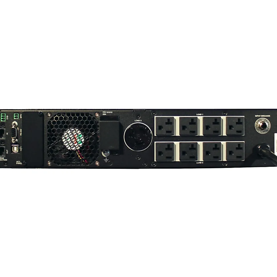 Minuteman EXR 2000VA Tower/Rack/Wall Mountable UPS - 2U Tower/Rack/Wall Mountable - AVR - 4.50 Minute Stan - EXR2000RT2U