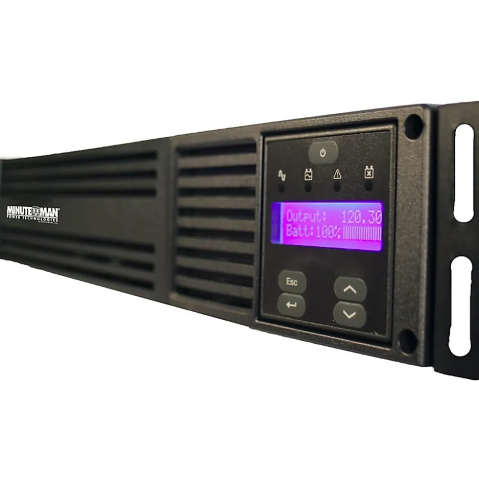 Minuteman EXR 2000VA Tower/Rack/Wall Mountable UPS - 2U Tower/Rack/Wall Mountable - AVR - 4.50 Minute Stan - EXR2000RT2U