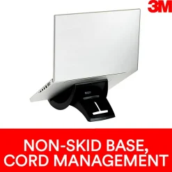 3M™ LX550 Adjustable Notebook Riser, Black