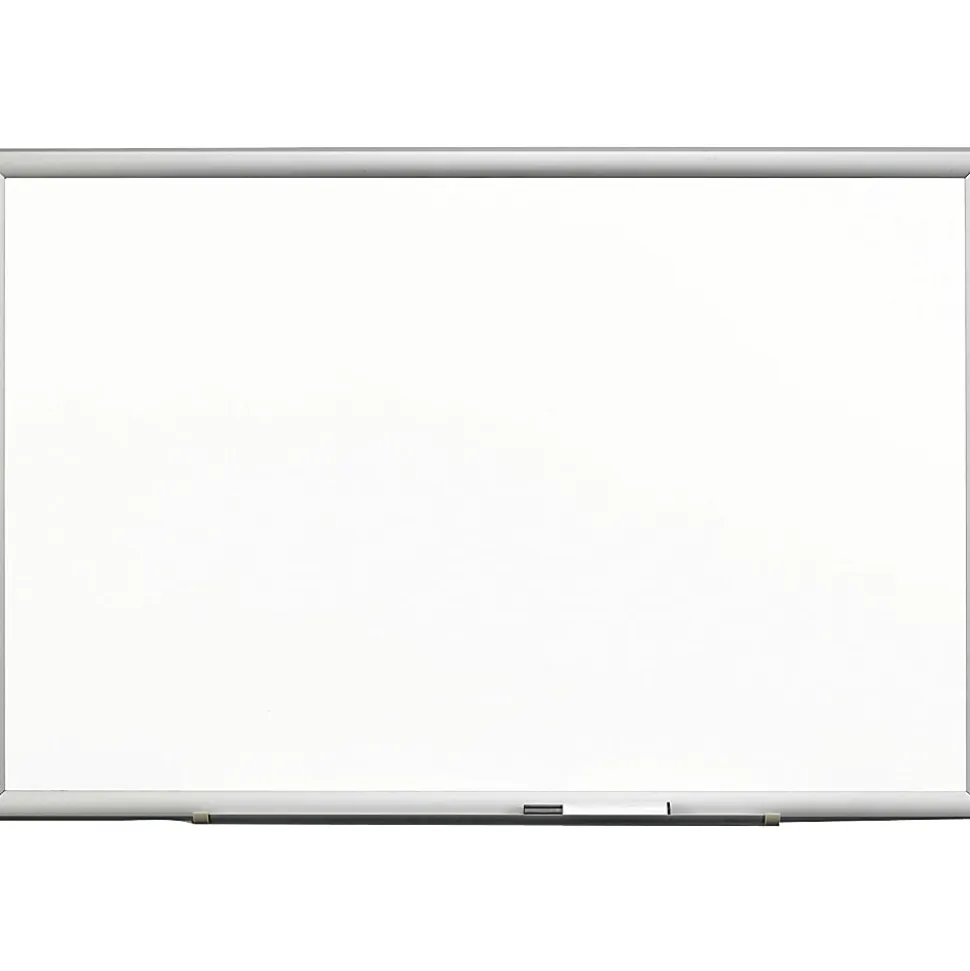 3M Magnetic Dry Erase Whiteboard, 72" x 48", Aluminum Frame With Silver Finish