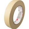 3M™ 203 Masking Tape, 3" Core, 1" x 180', Natural, Pack Of 36