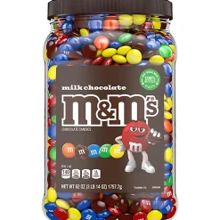 M&M's® Milk Chocolate Candies Jar, 62 Oz