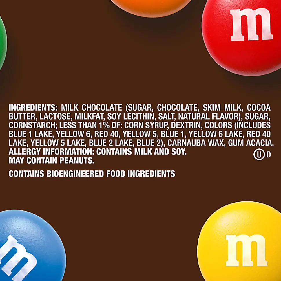 M&M's® Milk Chocolate Candies Jar, 62 Oz