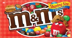 M&M's Peanut Butter King Size Candy, 2.83 Oz