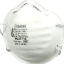 3M N95 Particulate Respirator 8200 Mask, White , Box Of 20