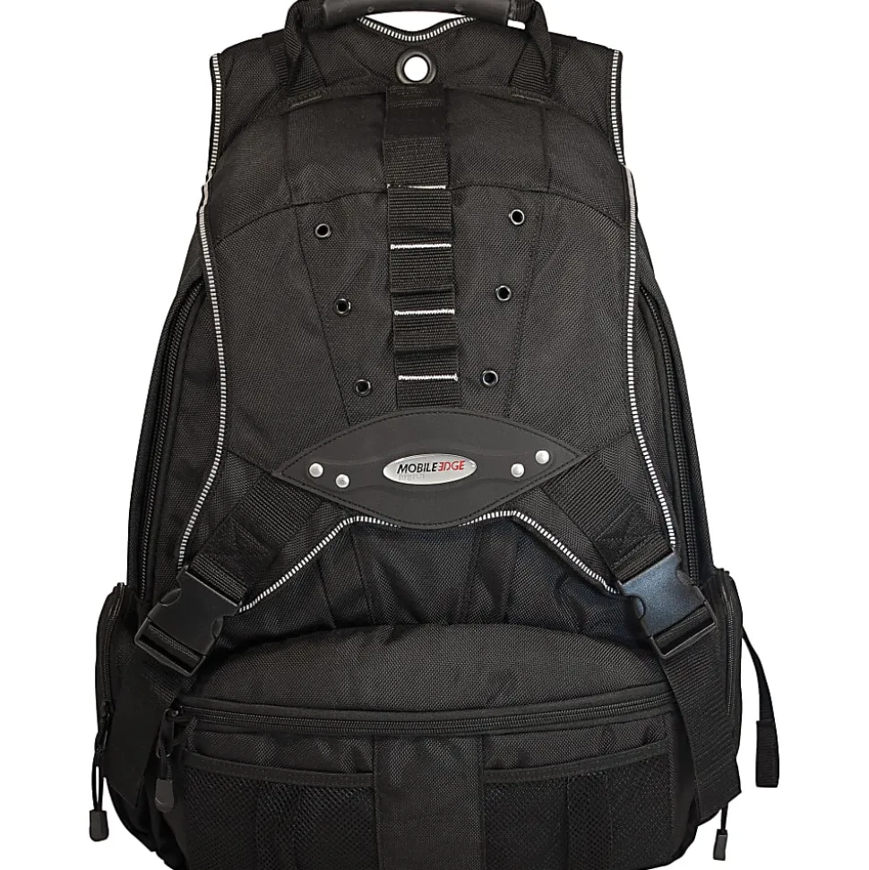 Mobile Edge Premium 17.3" Backpack, Black/Charcoal