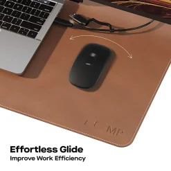 Mobile Pixels PU Leather Desk Mat, 31-1/2