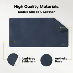 Mobile Pixels PU Leather Desk Mat, 31-1/2