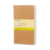 Moleskine Cahier Journals, 5" x 8-1/4", Kraft Brown, Set Of 3 Journals