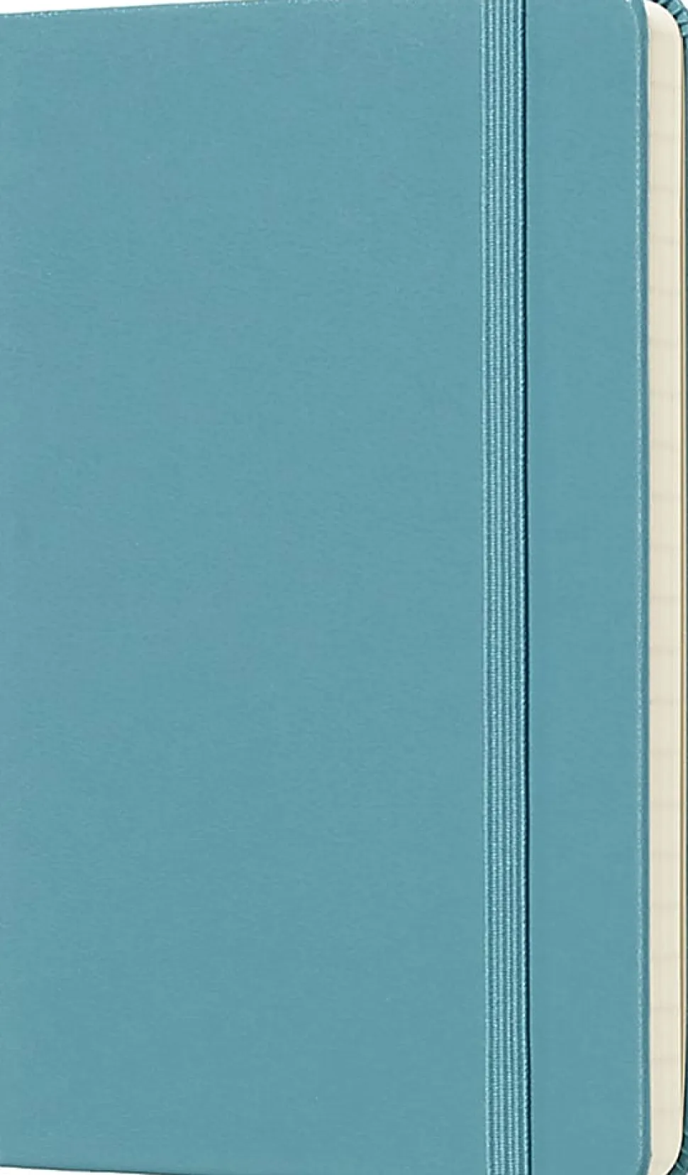 Moleskine Classic Hard Cover Notebook, 3-1/2" x 5-1/2", Ruled, 192 Pages, Reef Blue