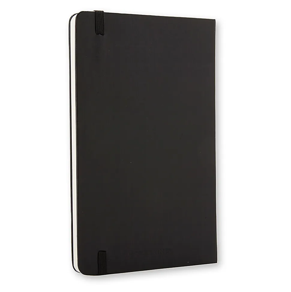 Moleskine Classic Hard Cover Notebook, 3-1/2" x 5-1/2", Unruled, 192 Pages, Black