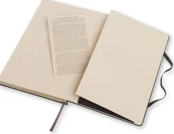 Moleskine Classic Hard Cover Notebook, 5" x 8-1/4", Dotted, 240 Pages, Black