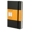 Moleskine Classic Hard Cover Notebook, 7-1/2" x 10", Ruled, 192 Pages, Black