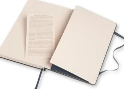Moleskine Classic Hard Cover Notebook, Pocket, 3.5” x 5.5”, Ruled, 192 Pages, Sapphire Blue