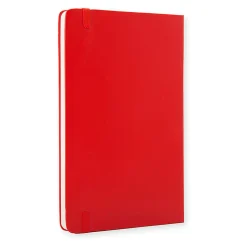 Moleskine Classic Hard Cover Notebook, 5” x 8-1/4”, Ruled, 240 Pages, Red