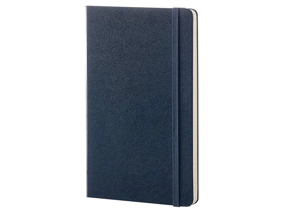 Moleskine Classic Hard Cover Notebook, 7-1/2" x 10", Ruled, 192 Pages, Sapphire Blue