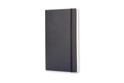 Moleskine Classic Notebook, 5” x 8-1/4”, 1 Subject, Faint Ruled, 192 Sheets, Black