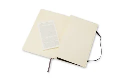 Moleskine Classic Notebook, 5” x 8-1/4”, 1 Subject, Faint Ruled, 192 Sheets, Black
