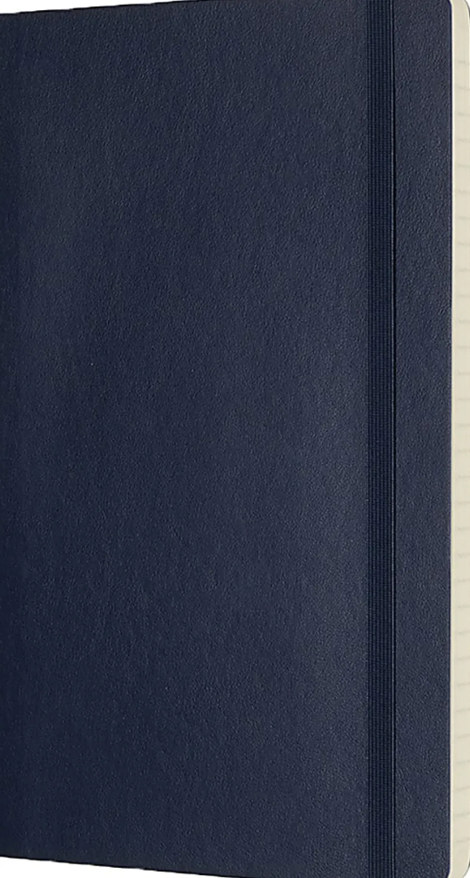 Moleskine Classic Soft Cover Notebook, 5” x 8-1/4”, Ruled, 192 Pages, Sapphire Blue
