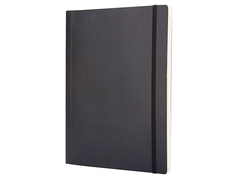 Moleskine Classic Soft Cover Notebook, 7-1/2" x 10", Squared, 192 Pages, Black