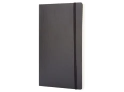 Moleskine Classic Soft Cover Notebook, 5" x 8-1/4", Ruled, 192 Pages, Black