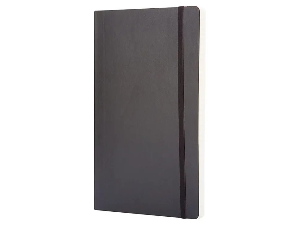 Moleskine Classic Soft Cover Notebook, 5" x 8-1/4", Ruled, 192 Pages, Black