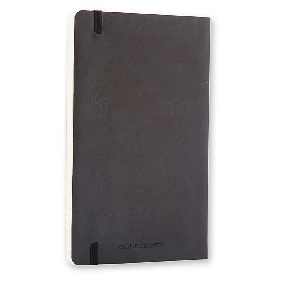 Moleskine Classic Soft Cover Notebook, 5" x 8-1/4", Ruled, 192 Pages, Black