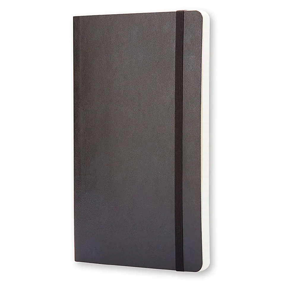 Moleskine Classic Soft Cover Notebook, 5" x 8-1/4", Ruled, 192 Pages, Black