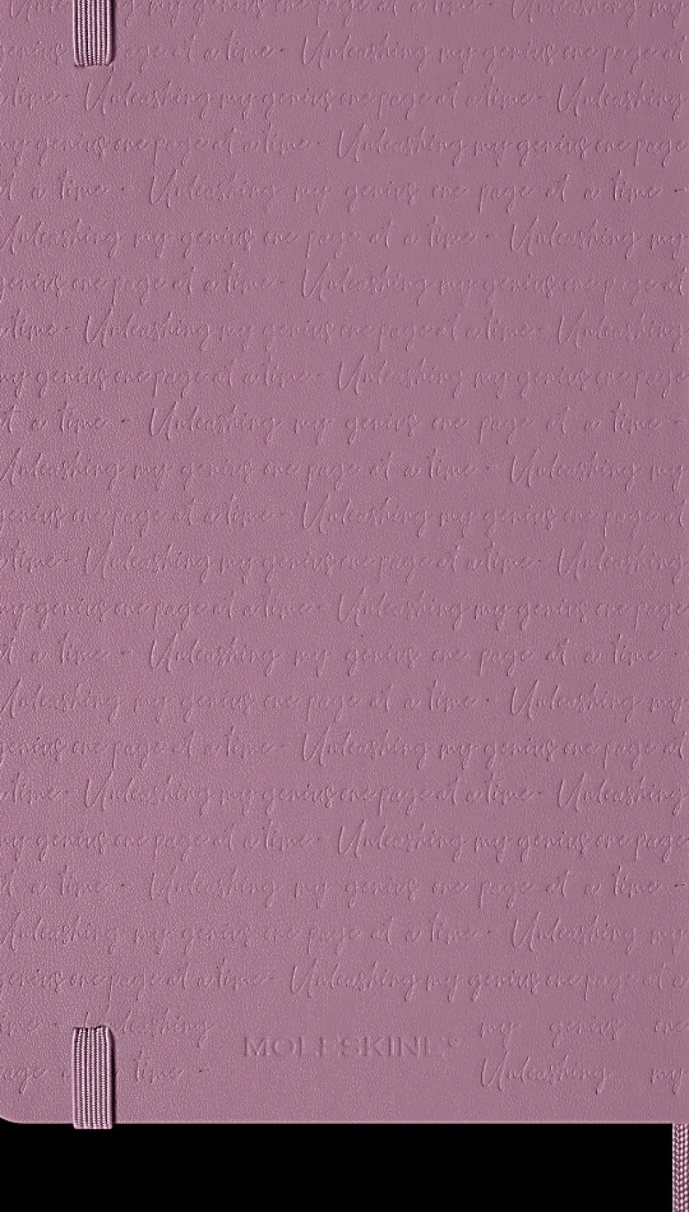 Moleskine Colored Patterned Hard Cover Notebook, 5" x 8-1/4", Ruled/Lined, Majestic Pink, Total Qty 1