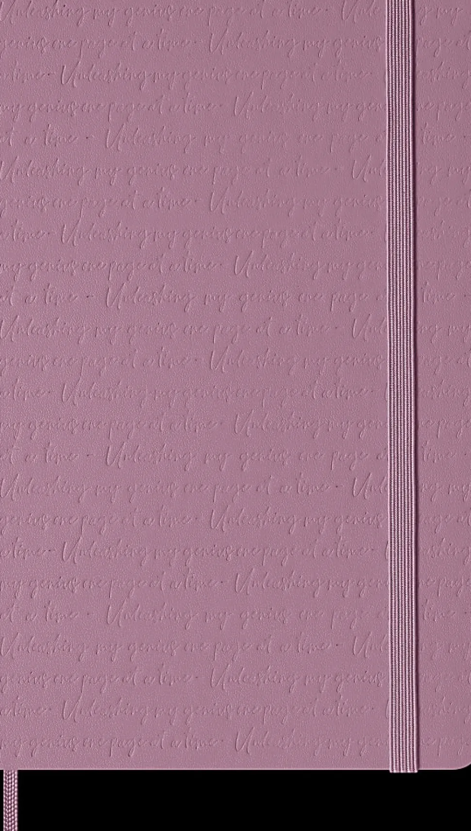 Moleskine Colored Patterned Hard Cover Notebook, 5" x 8-1/4", Ruled/Lined, Majestic Pink, Total Qty 1