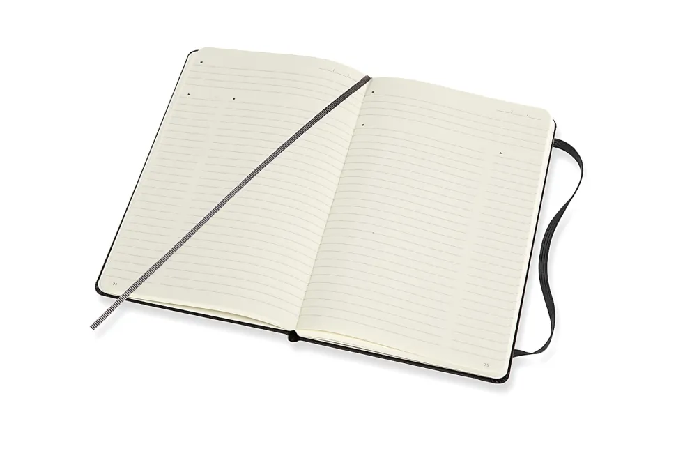 Moleskine PRO Notebook, 5" x 8-1/4", 240 Pages, Black