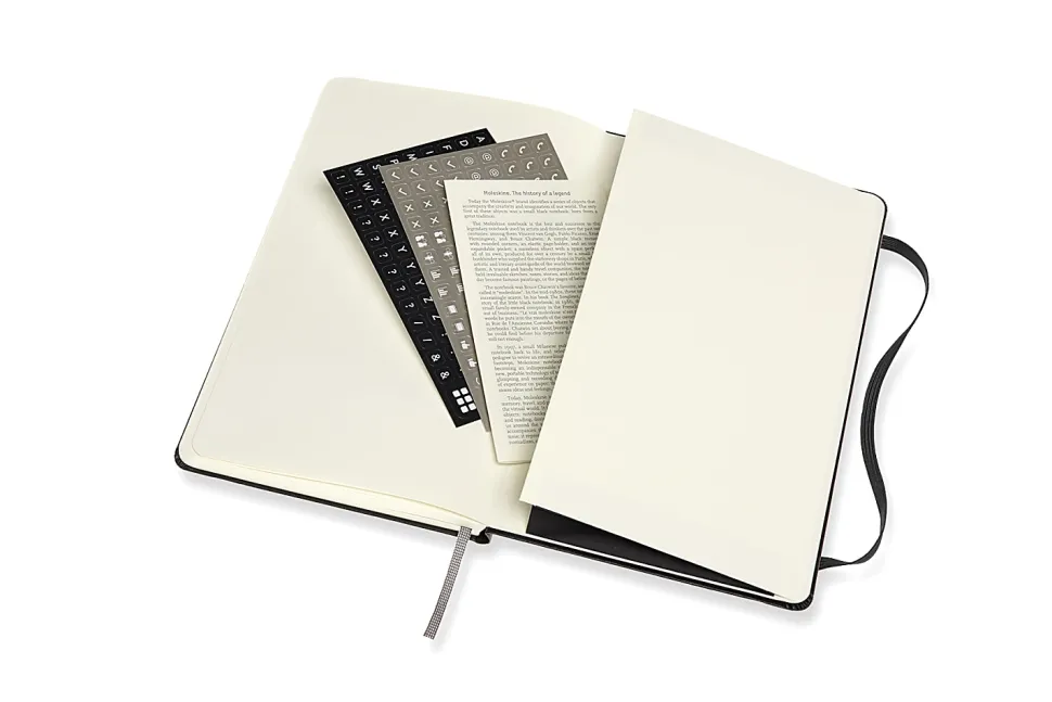 Moleskine PRO Notebook, 5" x 8-1/4", 240 Pages, Black