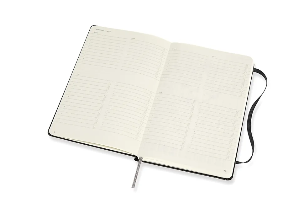 Moleskine PRO Notebook, 5" x 8-1/4", 240 Pages, Black