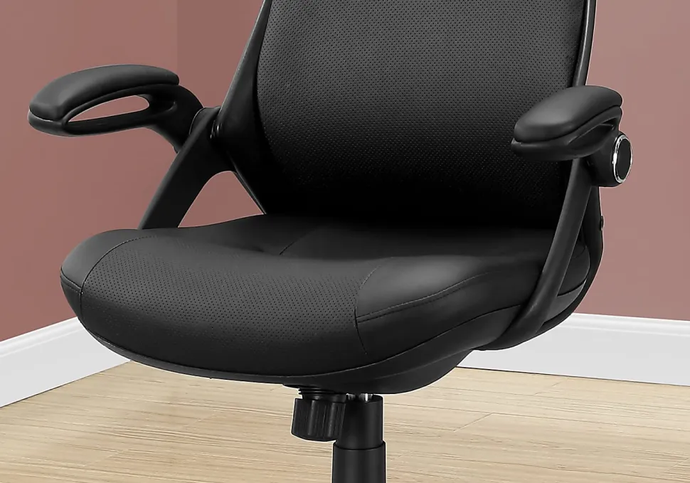 Monarch Specialties Ergonomic High-Back Office Chair, Black