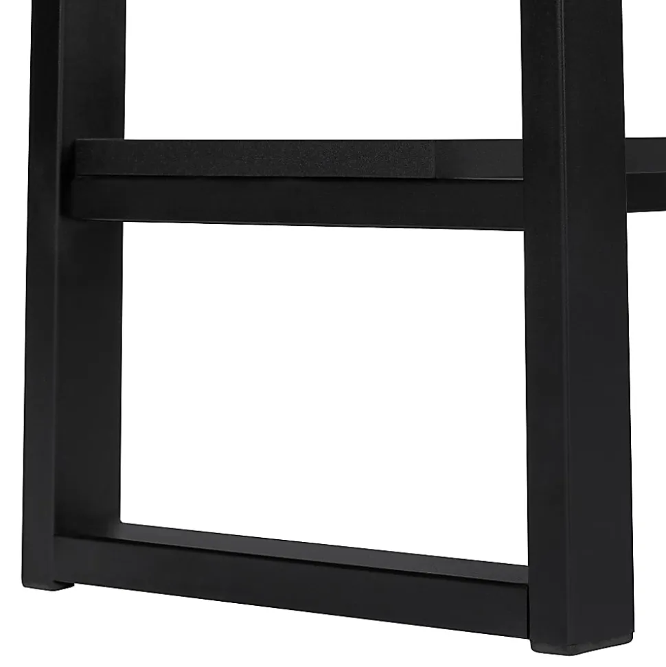 Monarch Specialties Jordan 42"W Weave Corner Computer Desk, Gray/Black
